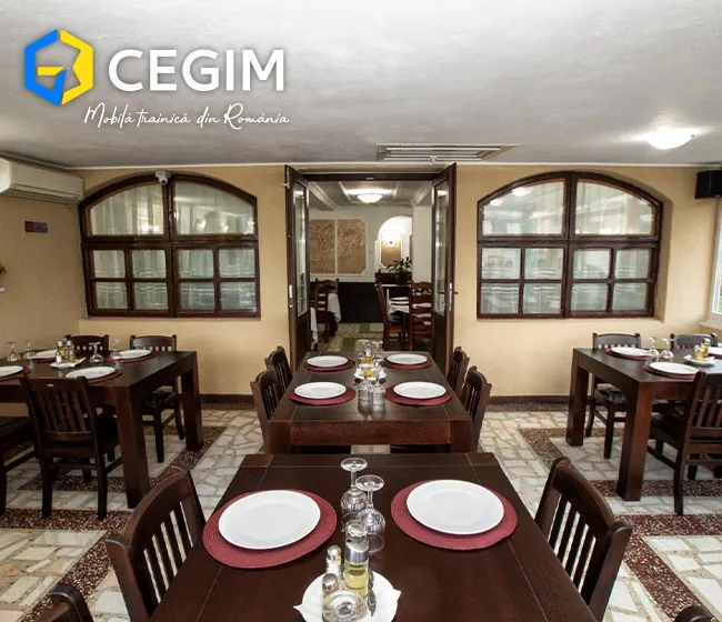 Restaurant Belvedere - mobilier CEGIM