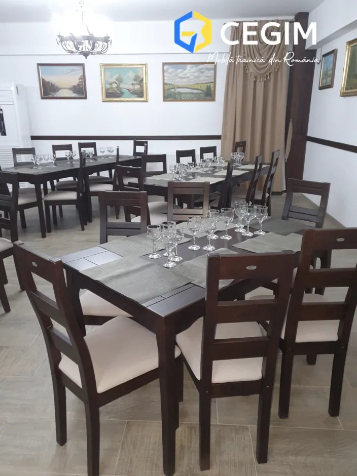 Restaurant Carul cu Flori - mobilier CEGIM
