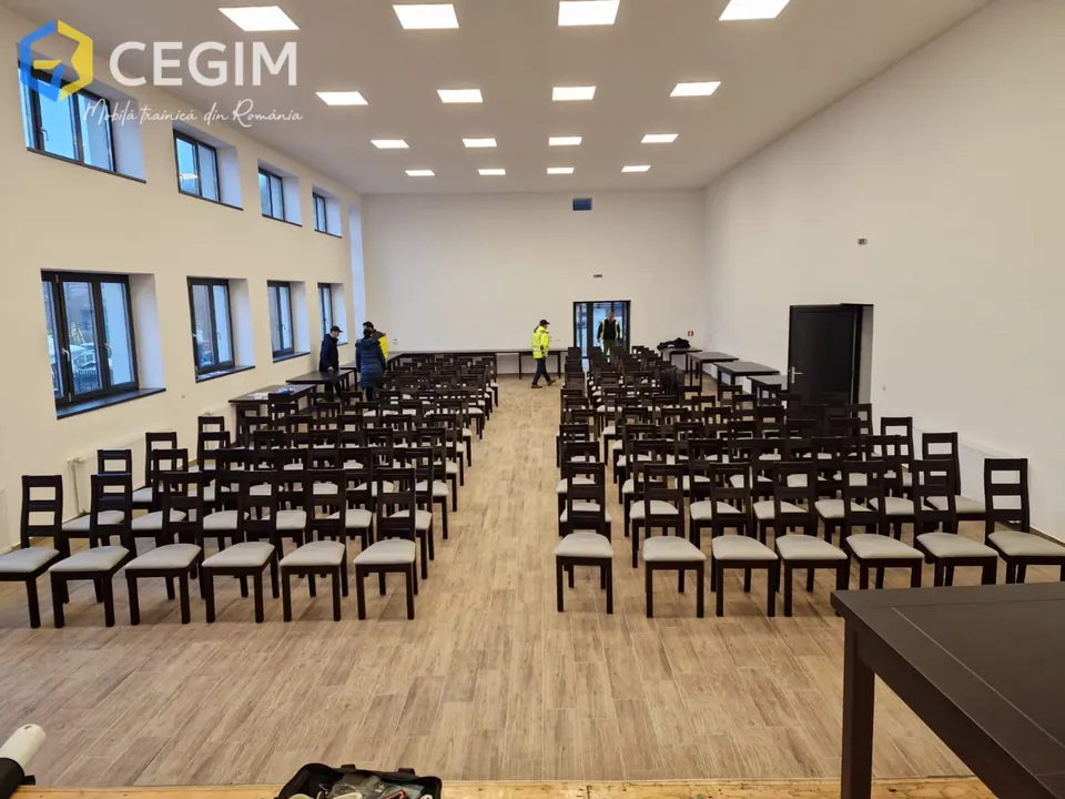 Caminul Cultural Chiuzbaia - mobilier CEGIM