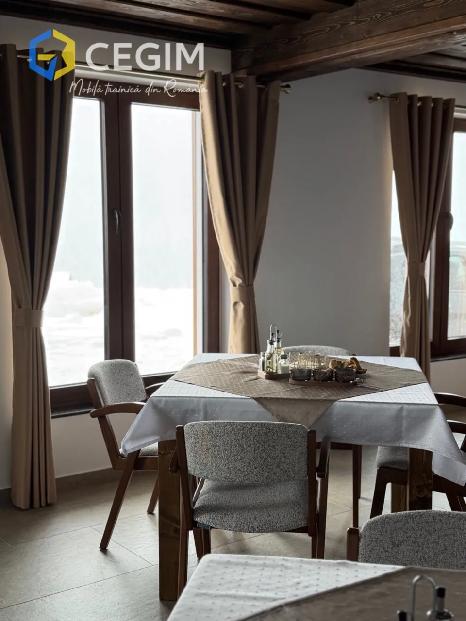 Cabana Panoramic - mobilier CEGIM