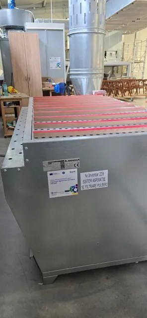 Sistem de aspirație și filtrare pulberi